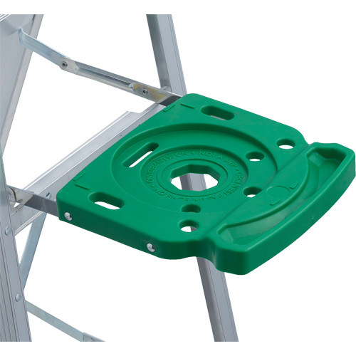 Commercial Duty Stepladders (2400 Series), 4', Aluminum, 225 lbs. Capacity, Type 2 Cintas