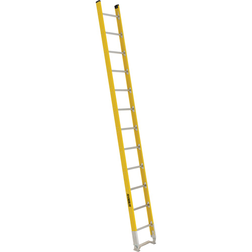 Single Section Straight Ladder - 6100 Series, 12', Fibreglass, 375 lbs., CSA Grade 1AA Cintas