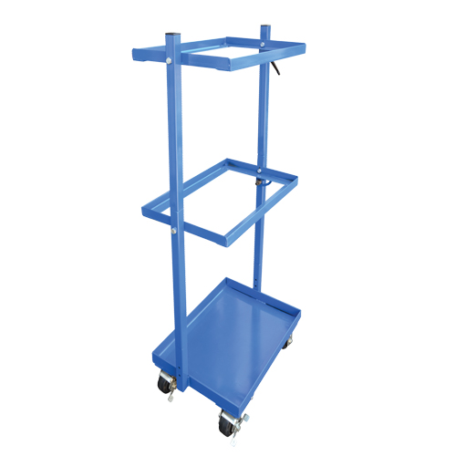 Stock Cart, Steel, 30-11/16" W x 19-1/4" D, 3 Shelves, 300 lbs. Capacity Cintas