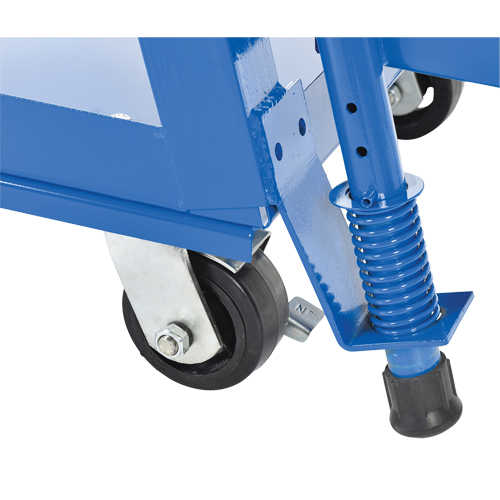 Stock Picking Cart, Steel, 21-7/8" W x 56-1/8" D, 3 Shelves, 1000 lbs. Capacity Cintas