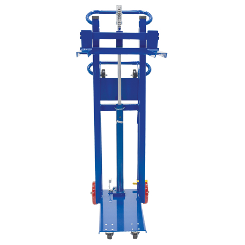 Empileur &agrave; plateforme, M&eacute;canisme Pompe au pied, Capacit&eacute; de 750 lb, Levage max de 52" Cintas