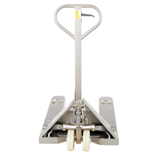 Pallet Truck, Stainless Steel, 48" L x 27" W, 5500 lbs. Capacity Cintas