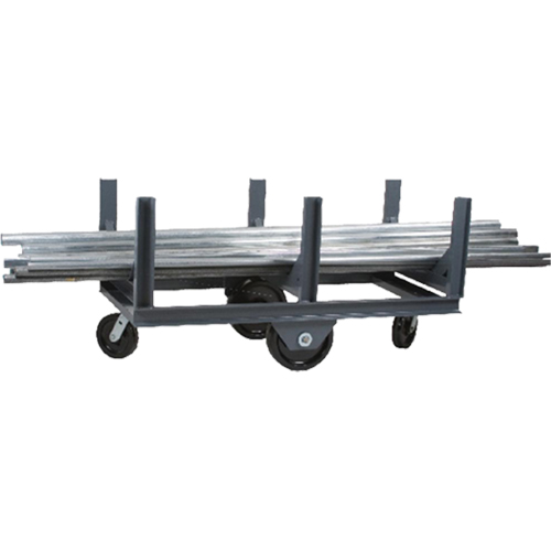 Chariot &agrave; berceaux, 96" lo x 28" la x 29" h, Capacit&eacute; de 4000 lb, Roue Ph&eacute;nolique Cintas