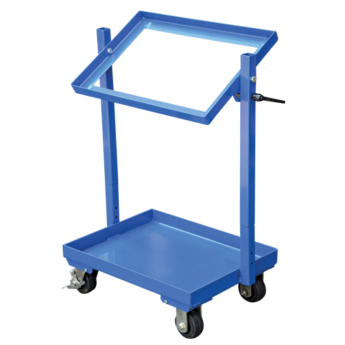 Stock Cart, Steel, 30-11/16" W x 19-1/4" D, 2 Shelves, 200 lbs. Capacity Cintas