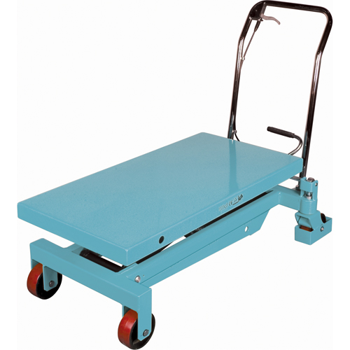 Heavy-Duty Hydraulic Scissor Lift Table, 40" L x 20-1/8" W, Steel, 2200 lbs. Capacity Cintas