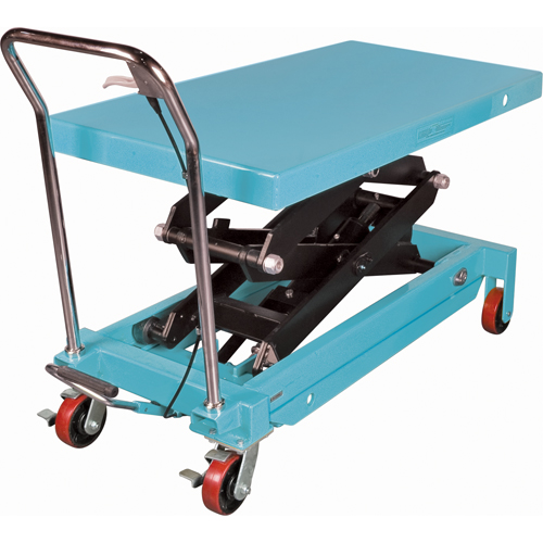Heavy-Duty Hydraulic Scissor Lift Table, 48" L x 24" W, Steel, 1545 lbs. Capacity Cintas