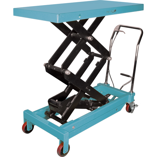 Heavy-Duty Hydraulic Scissor Lift Table, 48" L x 24" W, Steel, 1545 lbs. Capacity Cintas