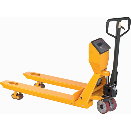 Digital Scale Pallet Truck, 27.5" L x 27.5" W, 5000 lbs. Cap. Cintas