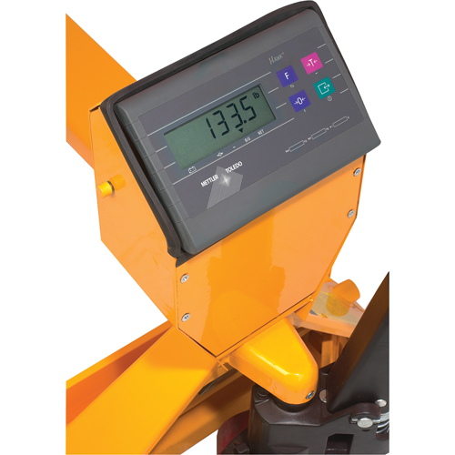 Digital Scale Pallet Truck, 27.5" L x 27.5" W, 5000 lbs. Cap. Cintas