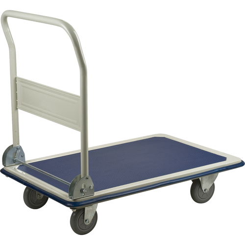 Chariot &agrave; plateforme avec poign&eacute;e pliante, Acier, 660 lb, 35" lo x 23" la, Hauteur 33" Cintas
