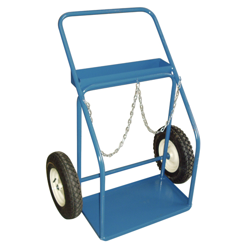 Gas Cylinder Carts, Pneumatic Wheels, 25" W x 13" L Base, 400 lbs. Cintas