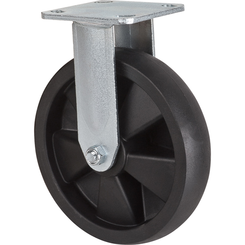 Hi-Temp Caster, Rigid, 8" (203.2 mm), Nylon, 1000 lbs. (453 kg.) Cintas