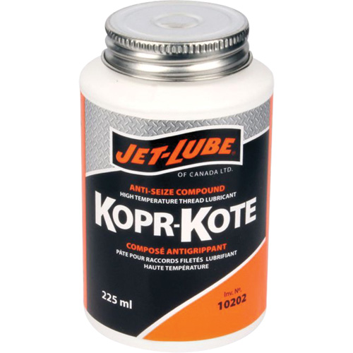 Compos&eacute; pour les colliers de forage et joints doutillage sur les chantiers p&eacute;trolif&egrave;res Kopr-Kote, 225 ml, Canette &agrave; dessus brosse, 450°F (232°C) Temp max. Cintas