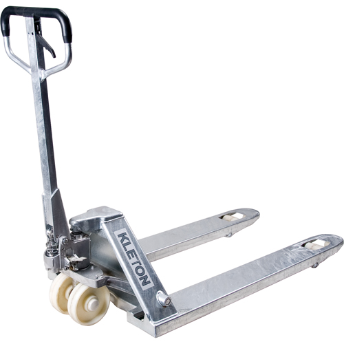 Manual Pallet Trucks, Galvanized, 48" L x 27" W, 5500 lbs. Capacity Cintas