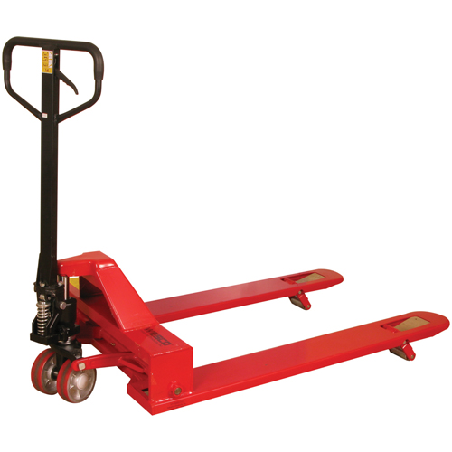 Transpalette hydraulique &agrave; 4 entr&eacute;es, 48" l x 7" la, Capacit&eacute; 4000 lb Cintas