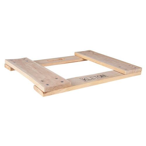 Cadre de socle roulant en bois dur, Roues en Non compris, Capacit&eacute; de 900 lb, 18" la x 24" p x 1,5" h Cintas