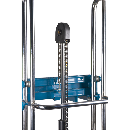 Hydraulic Platform Lift Stacker, Foot Pump Operated, 880 lbs. Capacity, 60" Max Lift Cintas