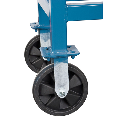 Elevated Platform Trucks, 48" L x 24" W, 1000 lbs. Capacity, Pneumatic Casters Cintas