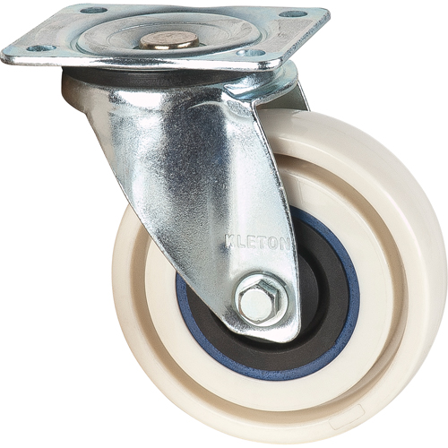 Sandwich Casters, Swivel, 5" (127 mm), Nylon, 440 lbs. (199.58 kg.) Cintas