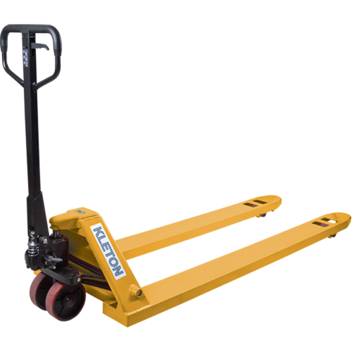 Transpalette manuel &agrave; fourches longues, Acier, 72" lo x 27" la, Capacit&eacute; 5500 lb Cintas