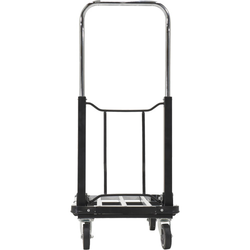 Chariot &agrave; plateforme repliable, Acier inoxydable, 300 lb, 28" lo x 16" la, Hauteur 33-1/2" Cintas