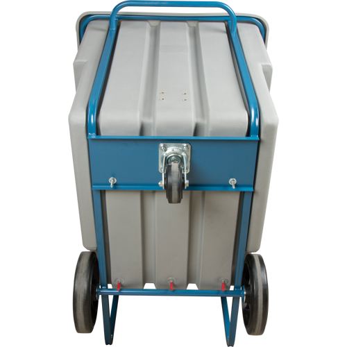 Chariot basculeur en acier, Poly&eacute;thyl&egrave;ne, 1,1 vg³, Capacit&eacute; de charge de 1250 lb Cintas
