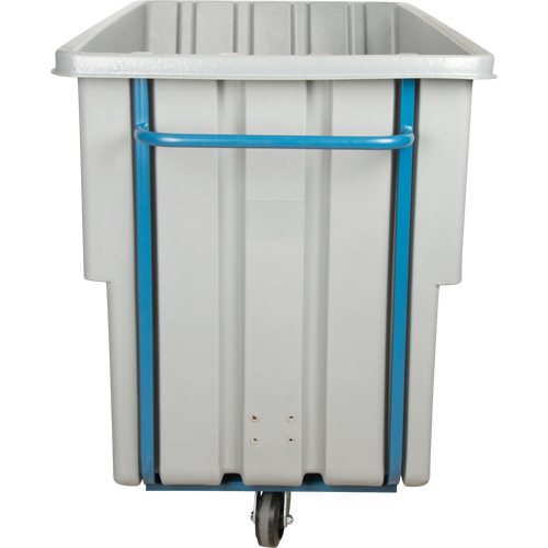Chariot basculeur en acier, Poly&eacute;thyl&egrave;ne, 1,1 vg³, Capacit&eacute; de charge de 1250 lb Cintas
