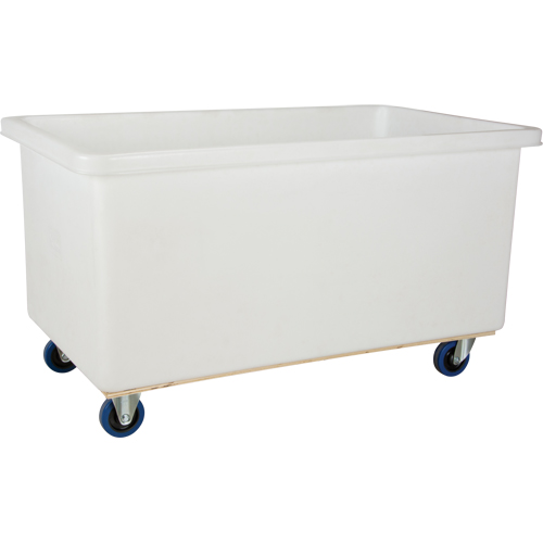 Straight Wall Box Truck, White Polyethylene, 57" L x 34" W x 33" H, 22 cu. ft. Volume, 600 lbs. Capacity Cintas