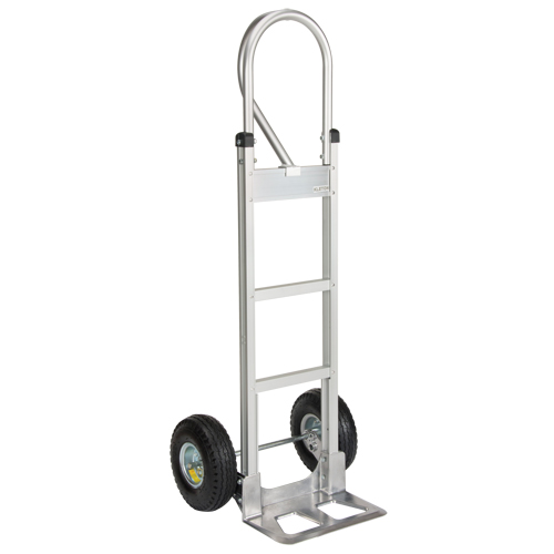 Knocked Down Hand Truck, P-Handle Handle, Aluminum, 52-1/8" Height, 500 lbs. Capacity Cintas