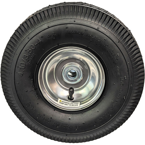 Replacement Pneumatic Tire for Hand Truck, 10" (254 mm), 350 lbs. Capacity Cintas