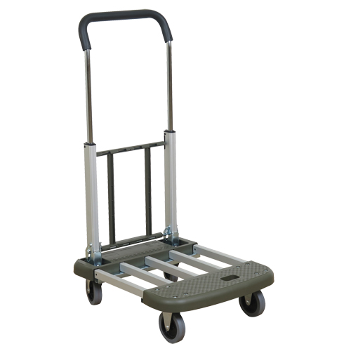 Telefolding Platform Truck, Aluminum, 330 lbs., 29-1/2" L x 17-1/2" W, 36-1/2" High Cintas