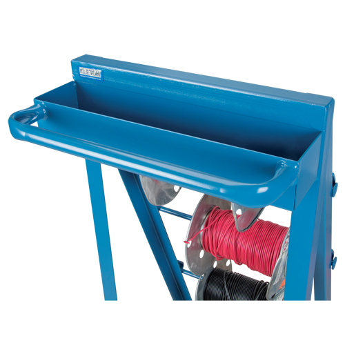 Chariot portatif pour mat&eacute;riaux bobin&eacute;s, Acier, 4 Montants, 24-1/2" la x 49" h x 23" p, Capacit&eacute; de 400 lb Cintas