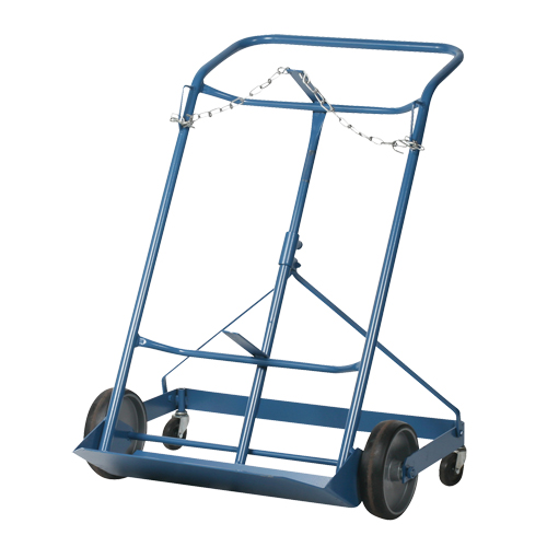 Professional Double Gas Cylinder Truck CC-2, Mold-on Rubber Wheels, 16-7/8" W x 7-1/4" L Base, 500 lbs. Cintas