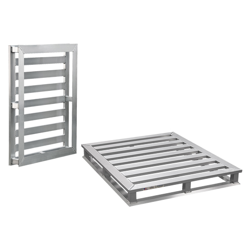 Palette &agrave; cadre tubulaire en aluminium 4 c&ocirc;t&eacute;s Cintas