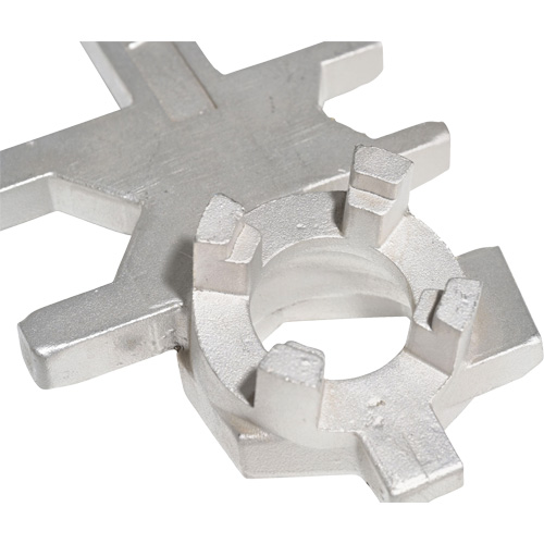 Cl&eacute; pour baril, Ouverture de 3/4"/2", Poign&eacute;e 9-1/2", Acier inoxydable Cintas