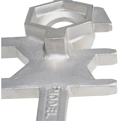 Cl&eacute; pour baril, Ouverture de 3/4"/2", Poign&eacute;e 9-1/2", Acier inoxydable Cintas