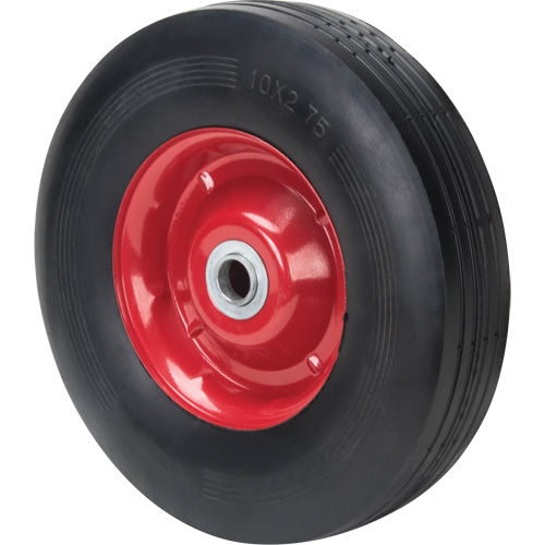 Roue semi-pneumatique, 10" (254 mm), Capacit&eacute; de 200 lb Cintas