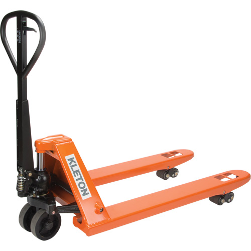 Super Heavy-Duty Manual Pallet Truck, Steel, 48" L x 27" W, 11000 lbs. Capacity Cintas