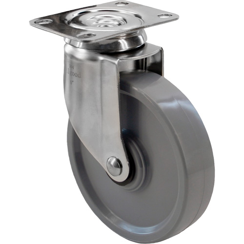 2309 Caster, Swivel, 5" (127 mm), Envirothane Grey, 350 lbs. (158.8 kg.) Cintas