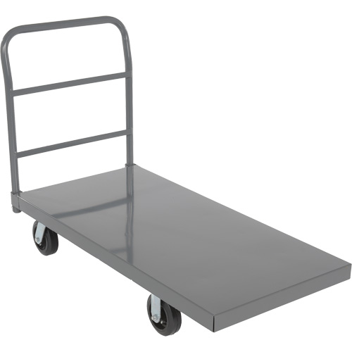 Platform Truck, 48" L x 24" W, 2000 lbs. Capacity, Rubber Casters Cintas
