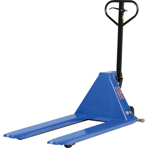 L&egrave;ve-palette hydraulique et manuel &agrave; ciseaux, 47" lo x 27" la, Acier, Capacit&eacute; de 2200 lb Cintas