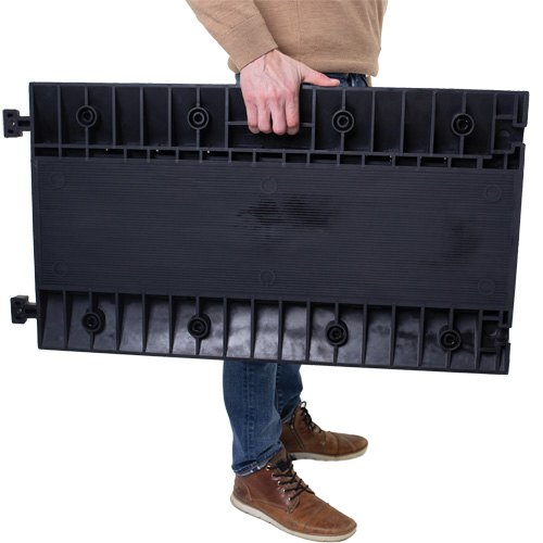Powerhouse Heavy-Duty Straight Cable Protector, 5 Channels, 36" L x 19.75" W x 2.25" H Cintas