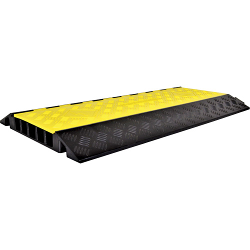 Powerhouse Heavy-Duty Straight Cable Protector, 5 Channels, 36" L x 19.75" W x 2.25" H Cintas