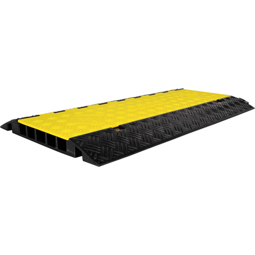Powerhouse Medium-Duty Straight Cable Protector, 5 Channels, 36" L x 19.63" W x 2.25" H Cintas