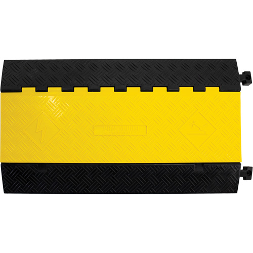 Powerhouse Medium-Duty Straight Cable Protector, 5 Channels, 36" L x 19.63" W x 2.25" H Cintas