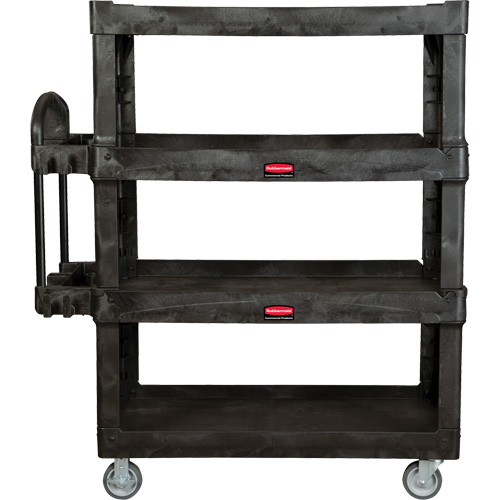 Chariot utilitaire robuste et ergonomique, 4 tiers, 24-1/4" x 62-2/5" x 54-1/10", Capacit&eacute; 700 lb Cintas