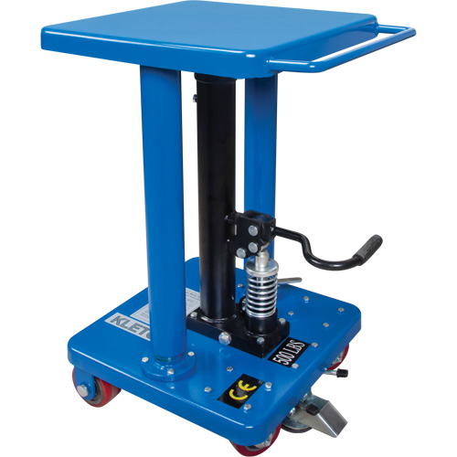 Hydraulic Work Table, 18" L x 18" W, Steel, 500 lbs. Capacity Cintas