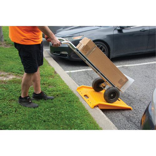 Portable Poly Hand Truck Curb Ramp, 1000 lbs. Capacity, 27" W x 27" L Cintas