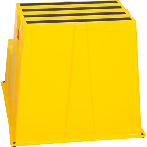 Escabeau industriel, 2 marches, 26" x 22-7/16" x Hauteur 19-11/16" Cintas
