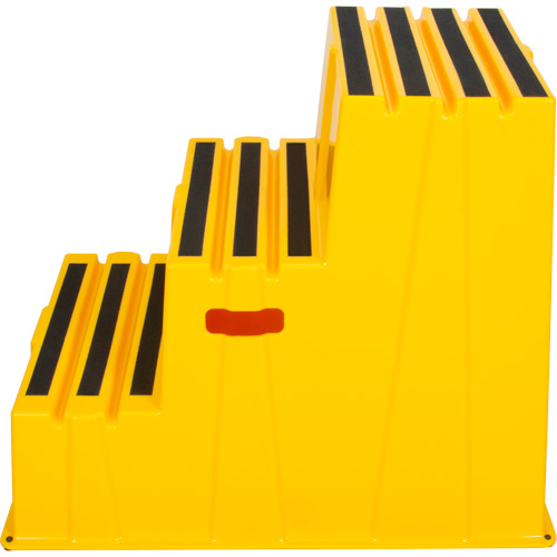 Escabeau industriel, 3 marches, 34-13/16" x 22-7/16" x Hauteur 28-1/2" Cintas